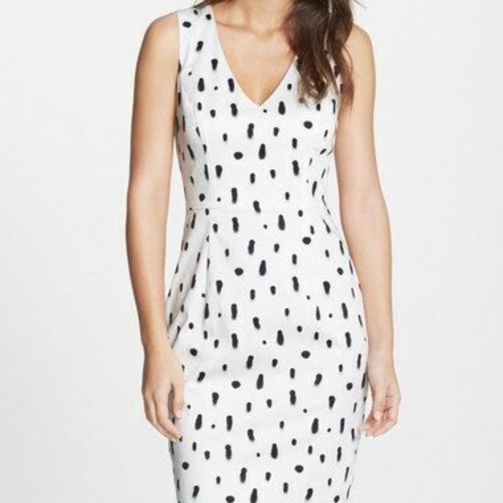 French Connection Women's Polka Spray Sleeveless D